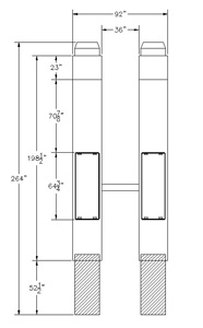 (BLA12172) Surface-Mount Diagram