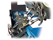 The tool support can be adjusted to three positions.