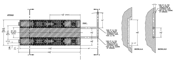 (4814605LLFM) Flush-Mount Pit Diagram