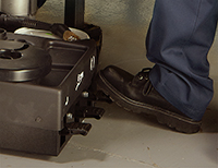 Topside Inflation Foot Control Topside Inflation Foot Control
