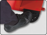 Pedal-Activated Spindle Lock